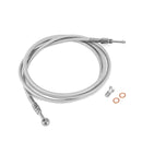 Harley CVO Road King Road Glide 80 1/2" Chrome Extended Length Stainless Steel Hydraulic Clutch Cable for 12 - 14" Handlebar - Mofun - 90112122