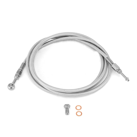 Harley CVO Touring 82 1/2" Chrome Extended Length Stainless Steel Hydraulic Clutch Cable for 16 - 18" Handlebar - Mofun - 90112124