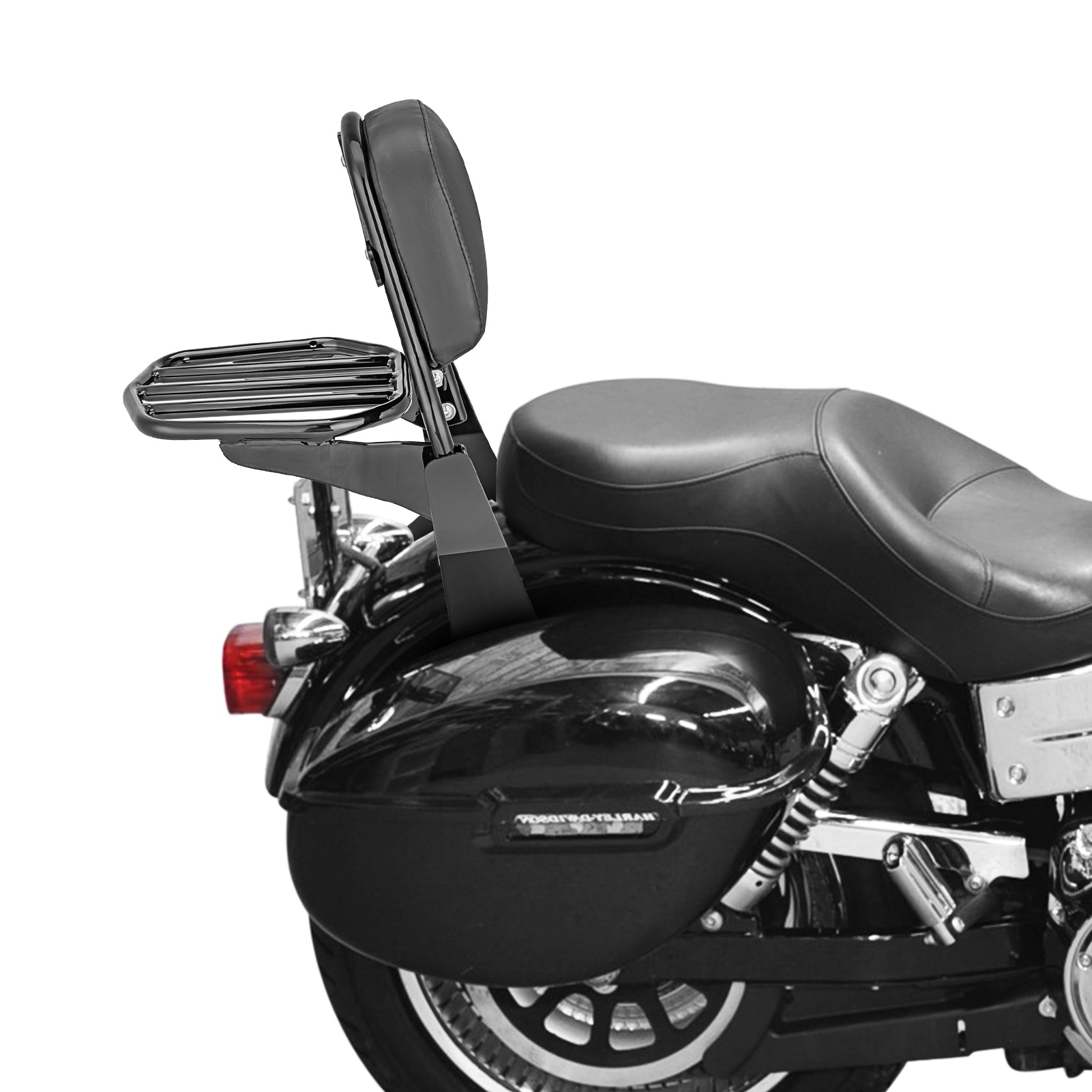 Harley Davidson Dyna Low Rider Street Bob Detachable Sissy Bar Passenger Backrest - Mofun - 90302077