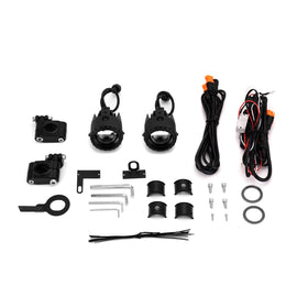 Harley Davidson Motorcycle White/Amber Auxiliary LED Light Kit /Motorcycle Fog Lights/Motorcycle Spotlights - Mofun - 90601018