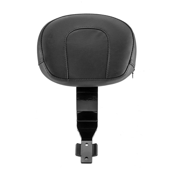 Harley Davidson Softail Slim/ Standard/ Street Bob Gloss Black Metal Solid Steel Driver Backrest - Mofun - 90301020