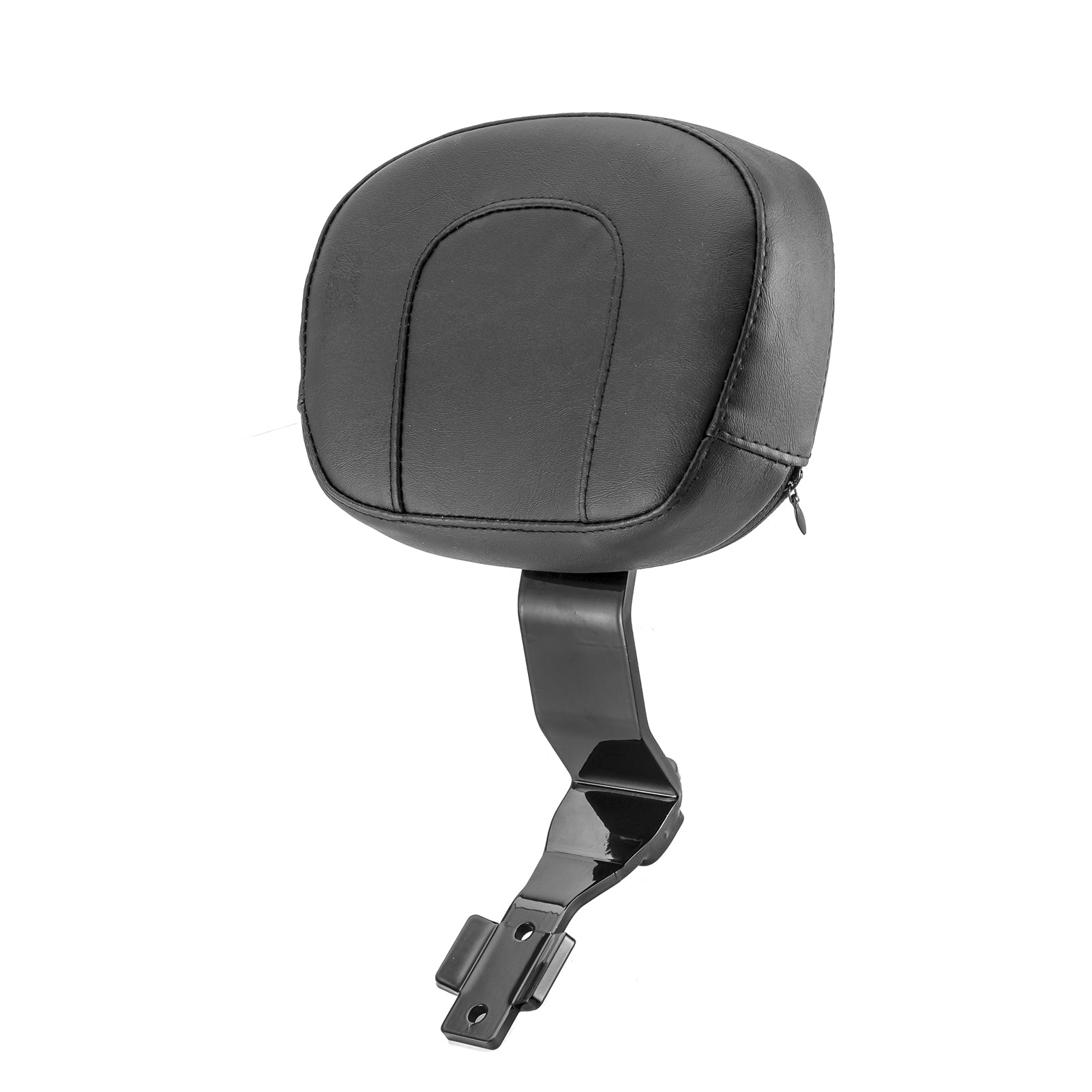 Harley Davidson Softail Slim/ Standard/ Street Bob Gloss Black Metal Solid Steel Driver Backrest - Mofun - 90301020