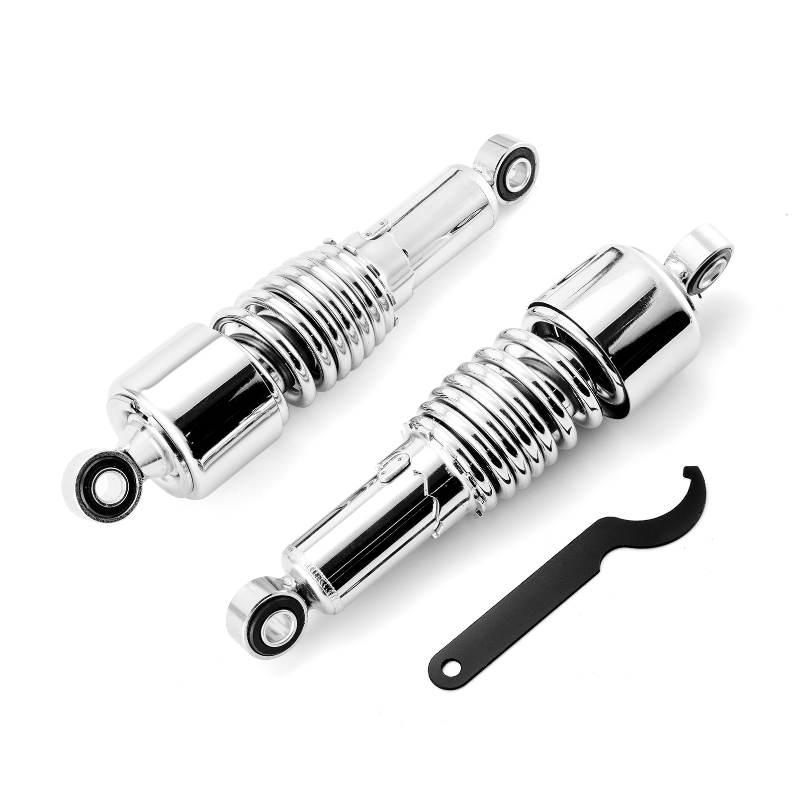 Harley Davidson Touring Road King Street Glide Chrome 10.5 in/267mm Rear Shocks Lowering Kit - Mofun - 90105029