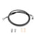 Harley Dyna Low Rider Street Bob & Softail Night Train 53.5" Extended Length Non - ABS Hydraulic Front Brake Line Kit for 16" - 18" Handlebar - Mofun - 90110243