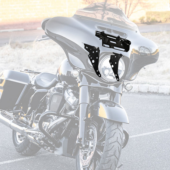 Harley Electra Glide Ultra Limited Heavy - Duty Steel Inner Fairing Bracket & Inner Fairing Radio Bracket - Mofun - 90212022