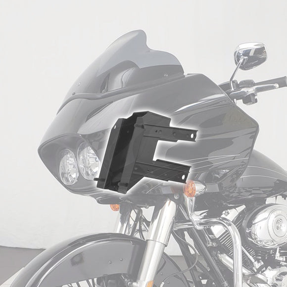 Harley Road Glide 98 - 13 Steel Black Front Fairing Mount Bracket - Mofun - 90212014