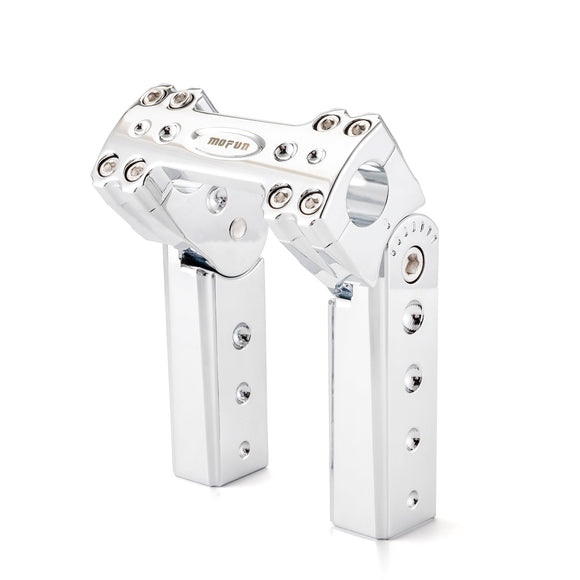 Harley Road Glide Road King Sportster Pull Back Adjustable 6" Height Handlebar Riser - Mofun - 90103413