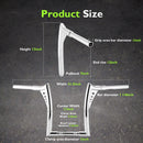 Harley Road Glide Road King Sportster Softail Dyna 12" APE Hanger Bar - Sharp Handlebar - Mofun - 90101551