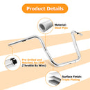 Harley Road Glide Road King Steel Pipe Chrome Rise 14" Handlebar - Mofun - 90101125