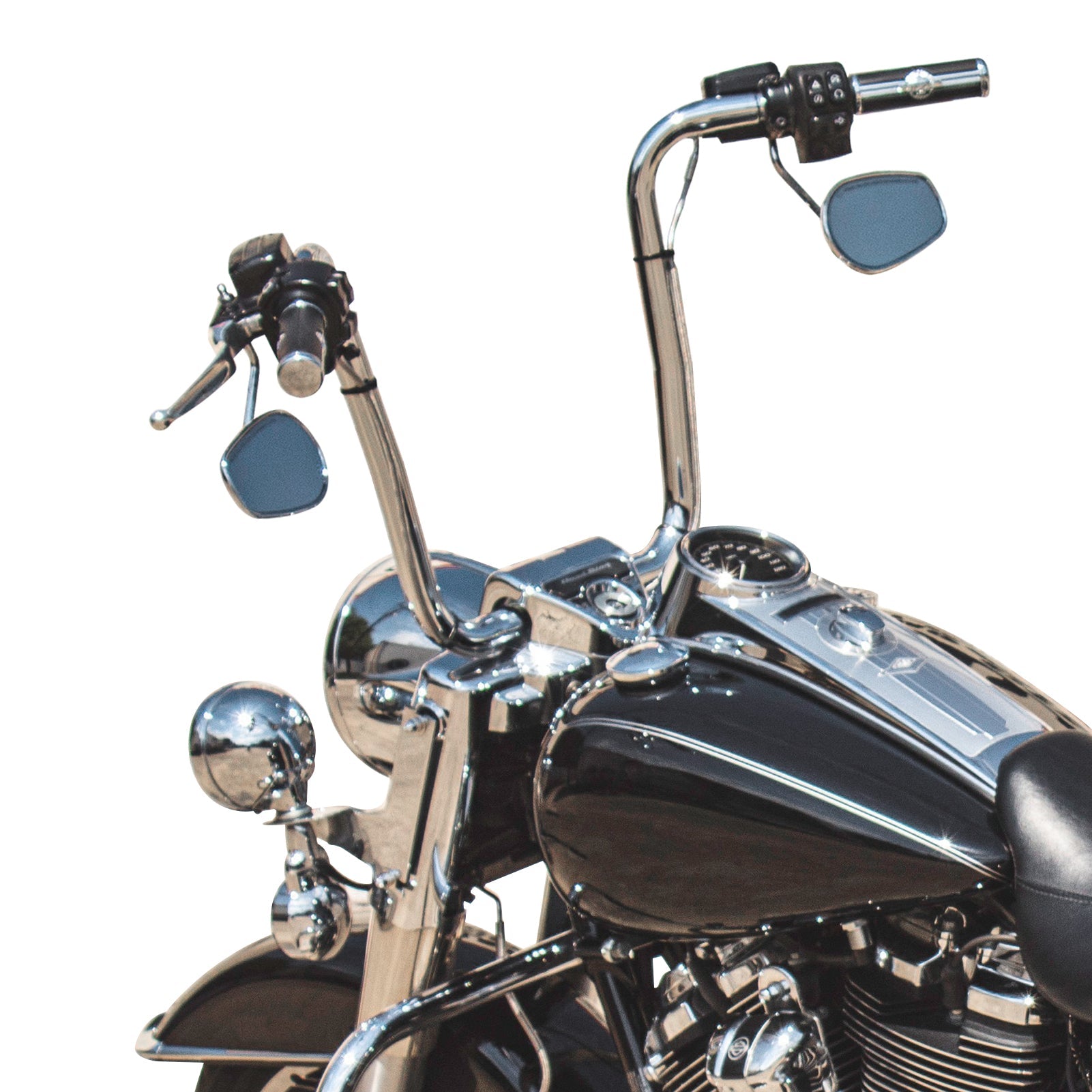 Harley Road Glide Road King Steel Pipe Chrome Rise 14