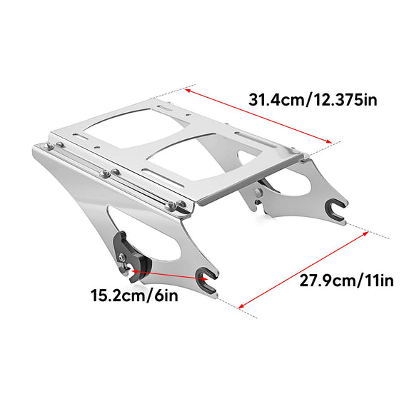Harley Road King Street Glide 2009 - 2013 Two - Up Tour Pak Pack Mounting Rack - Mofun - HD124 - E