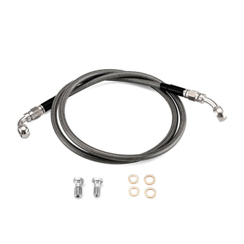 Harley Softail Deluxe / Rocker / Fat Boy 47" Extended Length Non - ABS Hydraulic Front Brake Line Kit for 16" - 18" Handlebar - Mofun - 90110363