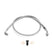 Harley Softail Fat Bob FXFB/FXFBS Low Rider FXLRS/FXLRST 34" Extended Length ABS Upper Hydraulic Front Brake Line Kit - Mofun - 90110404