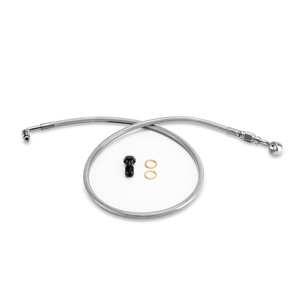 Harley Softail Fat Bob & Low Rider S/ST with ABS 32" Extended Length ABS Upper Hydraulic Front Brake Line Kit - Mofun - 90110402