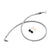 Harley Softail Fat Bob & Low Rider S/ST with ABS 32" Extended Length ABS Upper Hydraulic Front Brake Line Kit - Mofun - 90110402