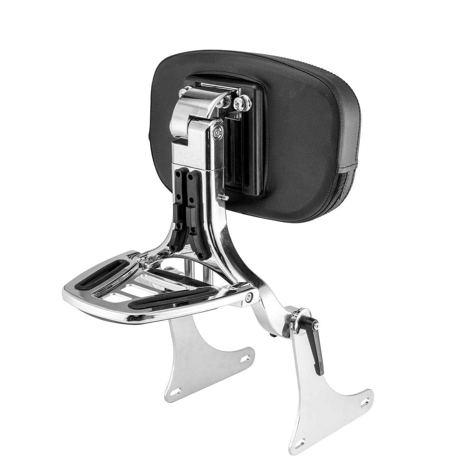 Harley Softail FLST FLSTC FLSTS FLSTSC Chrome Multi - Purpose Adjustable Backrest Kit - Mofun - 90302150