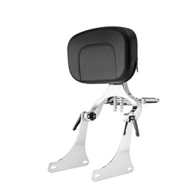 Harley Softail FLST FLSTC FLSTS FLSTSC Chrome Multi - Purpose Adjustable Backrest Kit - Mofun - 90302150