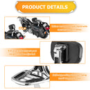 Harley Softail FLST FLSTC FLSTS FLSTSC Chrome Multi - Purpose Adjustable Backrest Kit - Mofun - 90302150