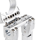 Harley Sportster 1200&883 Dyna Models Pull Back Adjustable 4" / 6" Handlebar Riser - Mofun - 90103015