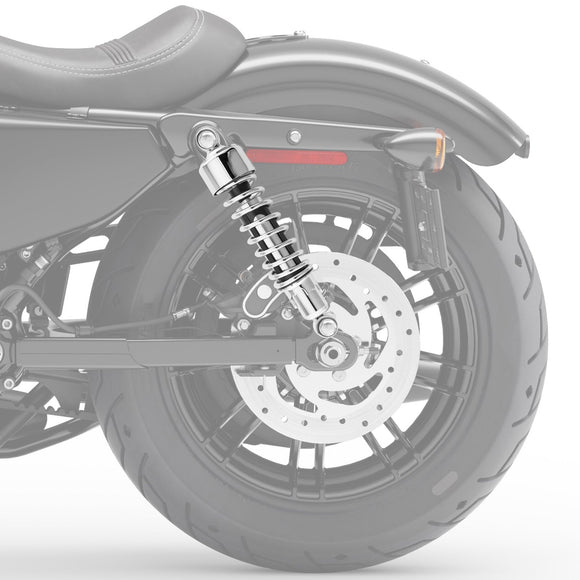 Harley Sportster XL 883 1200 Chrome Preload Adjustable Rear Shocks - Mofun - 90105026