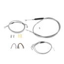 Harley Sportster XL883L / XL 1200N Non - ABS Extended Length Throttle and Idle Cable, Non - ABS Hydraulic Front Brake Line and Clutch Cable Kit (for 12" - 14" Handlebar) - Mofun - 90109274