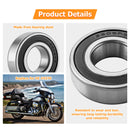 Harley Touring Dyna Softail Sportster Front Rear Wheel Bearing Seal Kit (OE #9276) - Mofun - 90213008