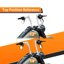 Harley Touring Sportster Softail Dyna Road King Road Glide 14" APE Hanger Bar - Sharp Handlebar - Mofun - 90101553