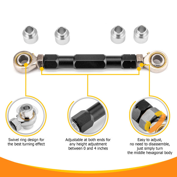 Honda CBR1000RR/ CBR600RR Adjustable 0" - 4" Rear Lowering Link - Mofun - 90506018