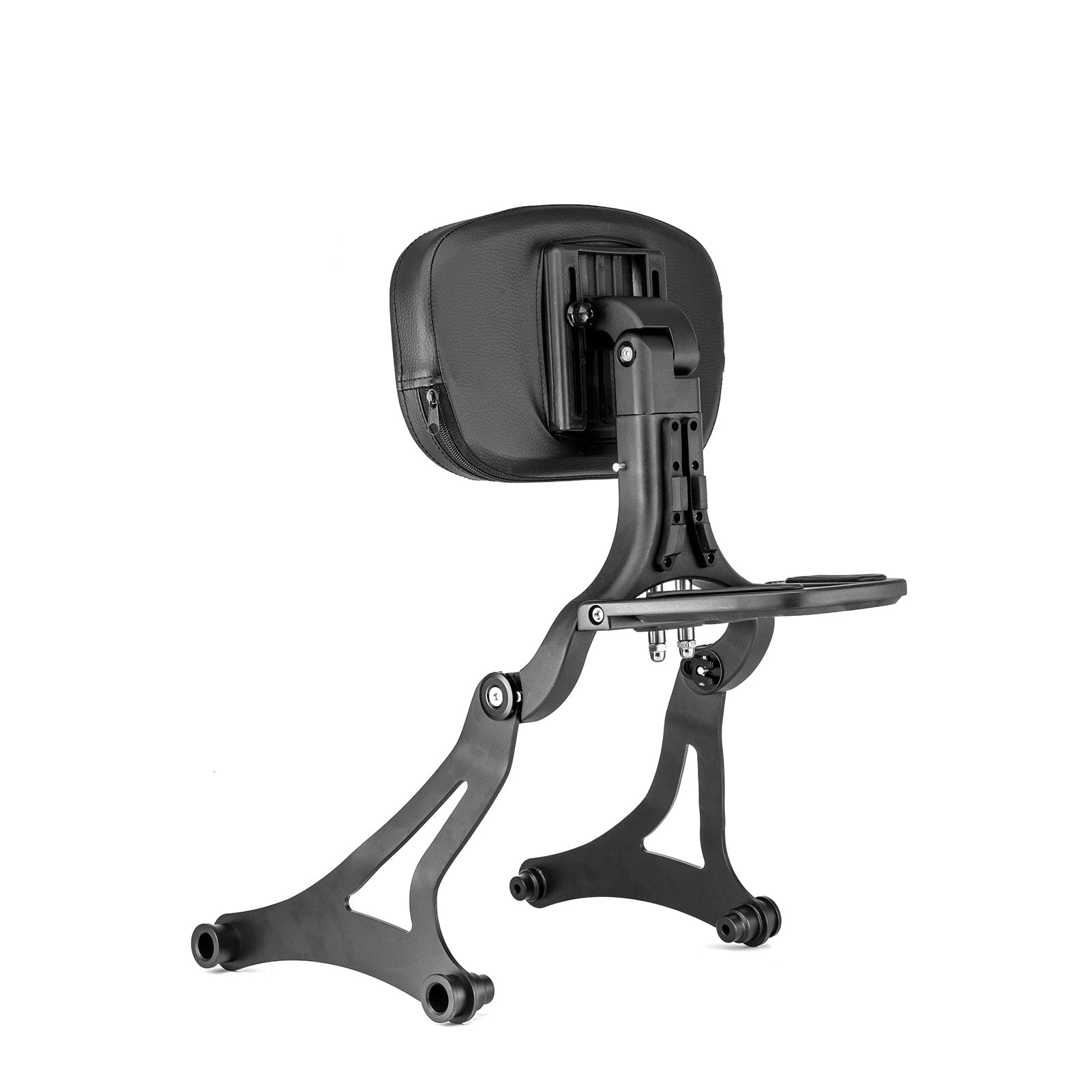 Indian Hard Saddlebag 2014 - 2025 Models Matte Black Multi - Purpose Adjustable Passenger Driver Backrest - Mofun - 90302145