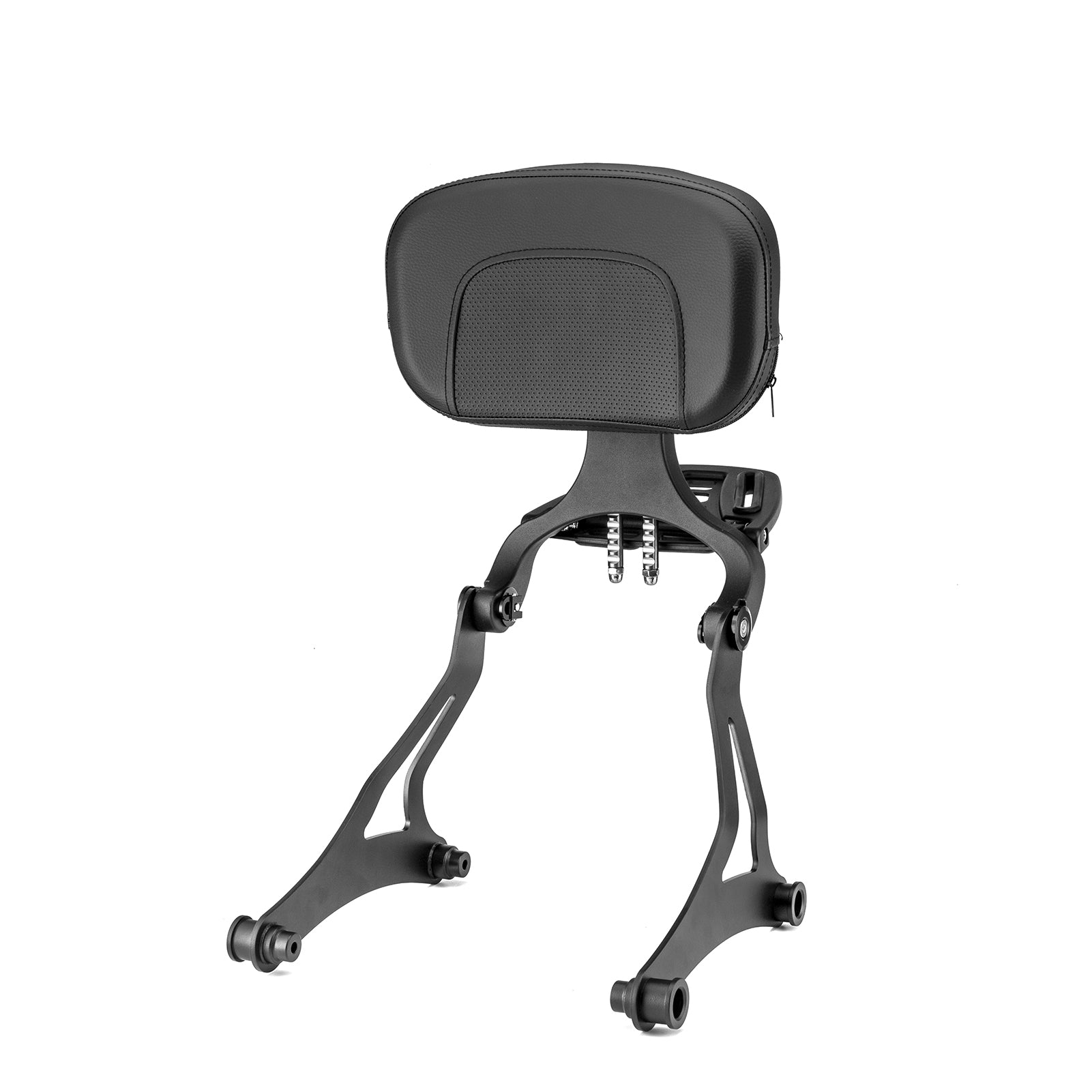 Indian Hard Saddlebag 2014 - 2025 Models Matte Black Multi - Purpose Adjustable Passenger Driver Backrest - Mofun - 90302145