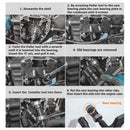 Inner Cam Camshaft Needle Bearing Installer & Puller Fit for 1999 - 2017 Harley Twin Cam - Mofun - 90901021