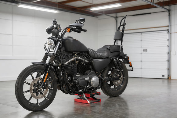 For 2004-2022 Harley Sportster 883 1200 Gloss Black Front Highway Engine Guard Crash Bar