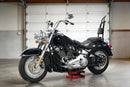 For 2018-2026 Harley Softail FLDE/FLHC/FLHCS/FLSL/FXBB/FXBBS/FXST Gloss Black Dual Sharp-Angle Sissy Bar-8