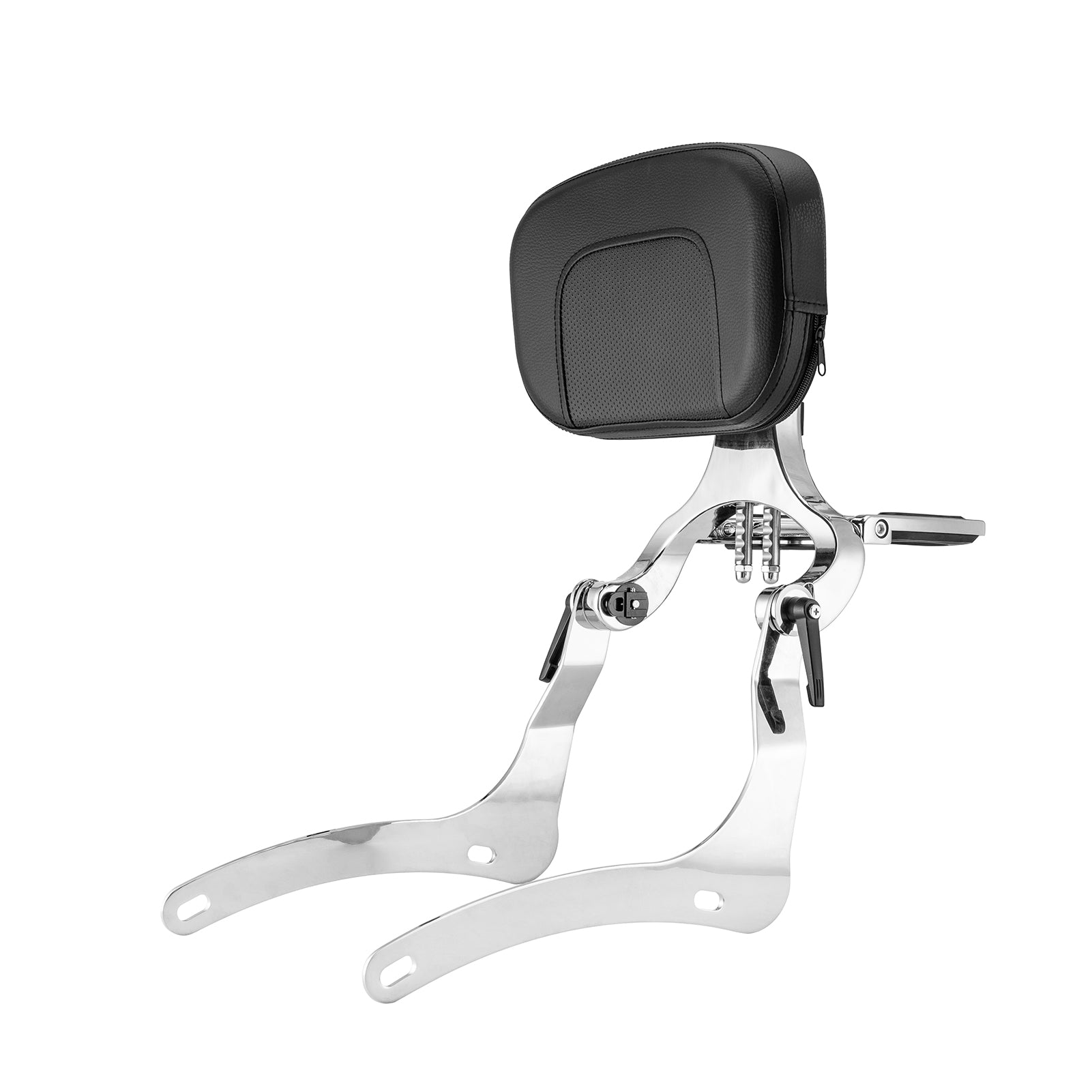 Kawasaki Vulcan 900 2000 Chrome Multi - Function Foldable Passenger Driver Backrest Sissy Bar - Mofun - 90302165