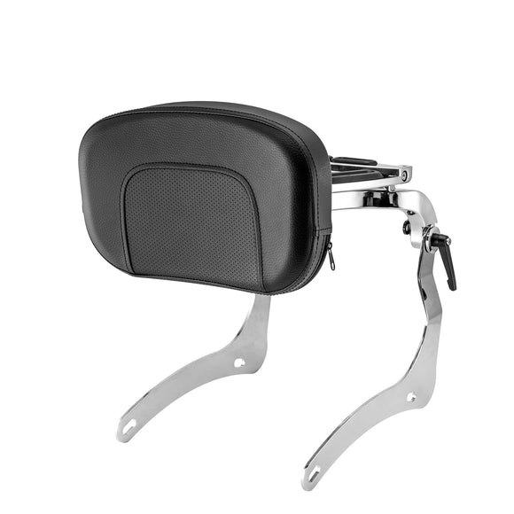 2006 - 2025 Kawasaki Vulcan 900 2000 Chrome Multi - Function Foldable Passenger Driver Backrest Sissy Bar - Mofun - 90302165