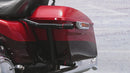 For 2009-2026 Harley Touring Models Gloss Black SaddleBag Guards with Lower Tube Assembly-2