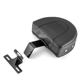Pu Leather & Steel Driver Backrest Mount Kit Fit for 1993 - 2006 Harley Heritage Softail w/ Stock Seats - Mofun - 90301011
