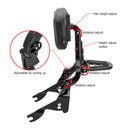Quick Release Multi - Purpose Adjustable Driver/Passenger Backrest for 2009 - 2026 Harley Touring Models - Mofun - 90302182