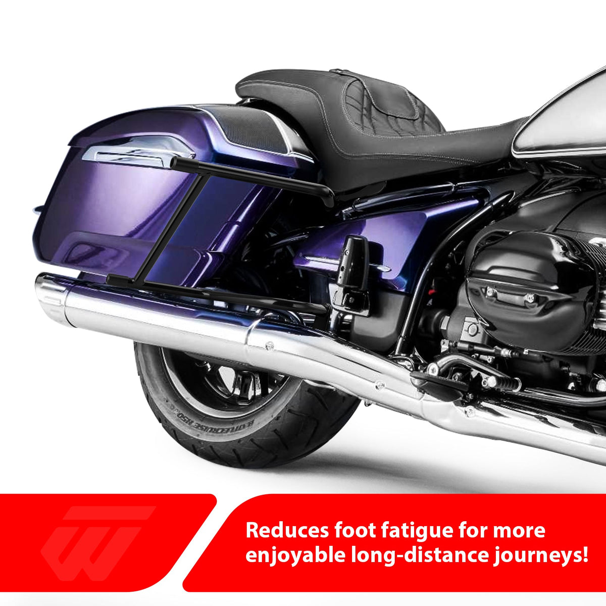 Rear SaddleBag Guards Crash Bar for 2020-2025 BMW R18 / R 18 Classic ...