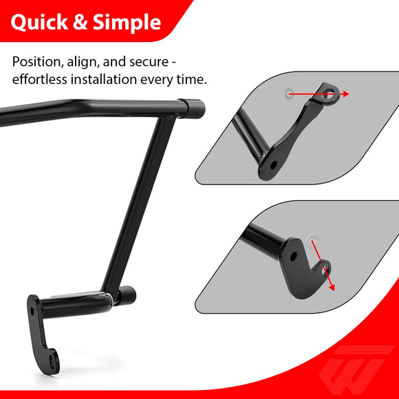 Rear SaddleBag Guards Crash Bar for 2020 - 2025 BMW R18 / R 18 Classic / R 18 Roctane / R 18 B / R 18 Transcontinental - Mofun - 90202030