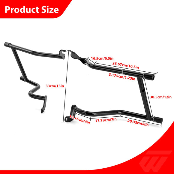 Rear SaddleBag Guards Crash Bar for 2020 - 2025 BMW R18 / R 18 Classic / R 18 Roctane / R 18 B / R 18 Transcontinental - Mofun - 90202030