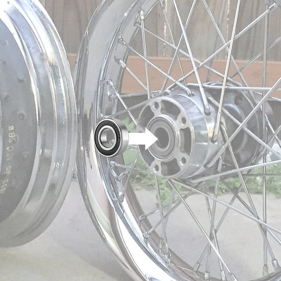 Rear Wheel Bearing Seal Kit for Harley Touring ROAD KING STREET GLIDE Rear Wheel with ABS - Mofun - 90213010