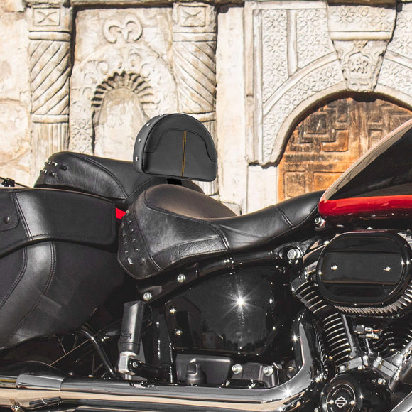 Rider Driver Backrest Set for 2018 - 2024 Harley Heritage Softail with Stock Seats - Mofun - 90301015