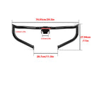 Sharp Angle Front Engine Guard Crash Bar Highway Bar for 2009 - 2025 Harley Touring without Lower Fairing - Mofun - 90201075+90201075P01