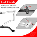 Sharp Chopped Front Engine Guard Crash Bar&Fairing Support Brackets for Harley Touring Road Glide 2015 - 2023 without Lower Fairing - Mofun - 90201078