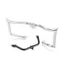 Sharp Chopped Front Engine Guard Crash Bar&Fairing Support Brackets for Harley Touring Road Glide 2015 - 2023 without Lower Fairing - Mofun - 90201078