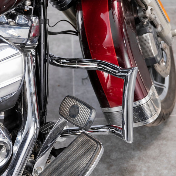Sharp Front Engine Guard Crash Bar Highway Bar for 2009 - 2023 Harley Touring without Lower Fairing - Mofun - 90201074