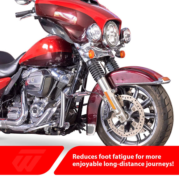 Sharp Front Engine Guard Crash Bar Highway Bar for 2009 - 2023 Harley Touring without Lower Fairing - Mofun - 90201074