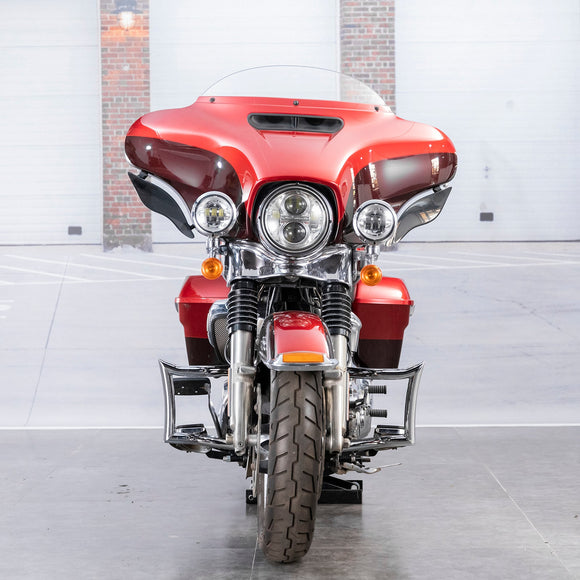 Sharp Front Engine Guard Crash Bar Highway Bar for 2009 - 2023 Harley Touring without Lower Fairing - Mofun - 90201074