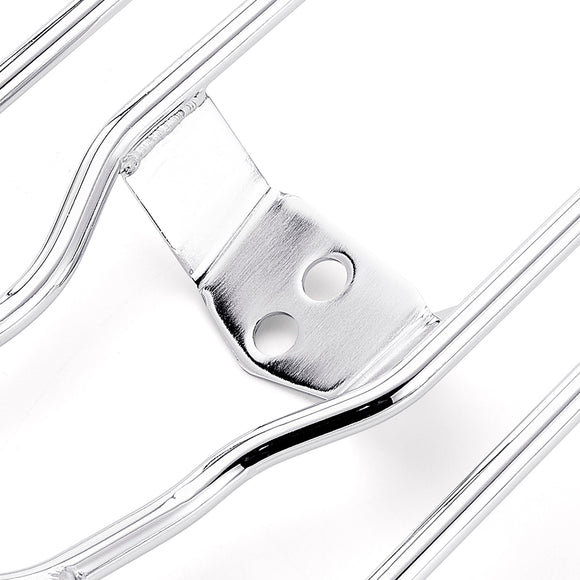 Steel Chrome Rear Solo Luggage Rack for 2018 - 2025 Harley Softail Deluxe, Heritage Softail Classic - Mofun - 90205094